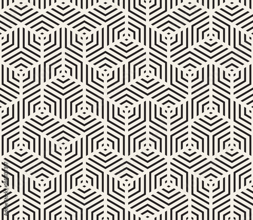 Vector seamless pattern. Modern stylish abstract texture. Repeating geometric tiles