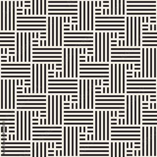 Vector seamless pattern. Modern stylish abstract texture. Repeating geometric tiles