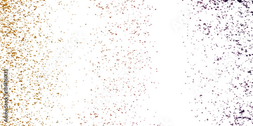 Abstract grunge background with bubbles features a colorful ink splash and liquid water drop pattern on a dirty paper texture design with paint stain elements and an artistic vector frame