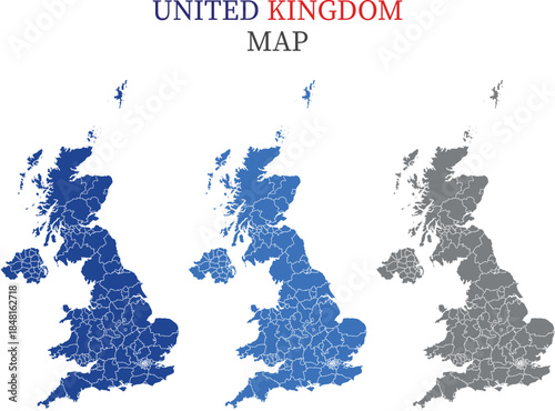 United Kingdom map cities sky blue country map british world United Kingdom map England Scotland Wales Northern Ireland Great Britain map UK flag 2 