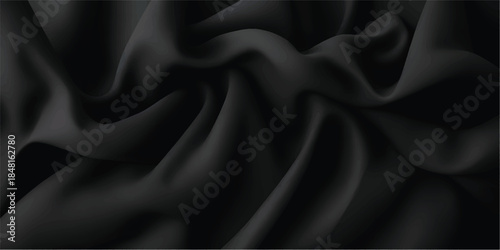 Premium Abstract Liquid Wave Background with Flowing Fabric Folds, Grunge Silk Texture and Luxurious Satin Velvet Material for Elegant Wallpaper Projects