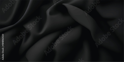 Premium Abstract Satin Fabric Wave Texture with Flowing Silk Folds, Soft Grunge Finish and Luxurious Feel for Elegant Backgrounds and Holiday Designs