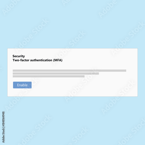 MFA multi factor authentication page