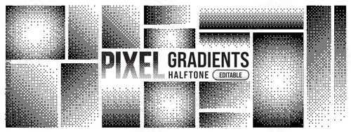 Pattern pixel bit with background dither square and art effect fade. 8 chart dot with mosaic dissolve geometric and defragmentation matrix particle. Design black pattern with broken cell pixel.