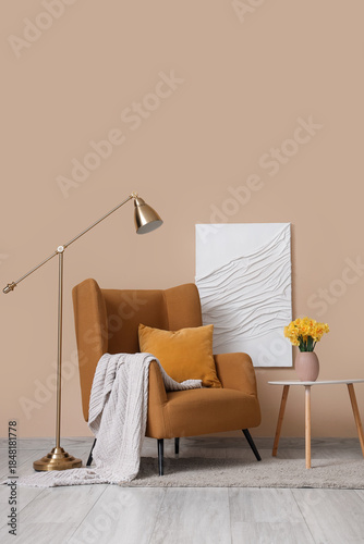 Interior of stylish living ...