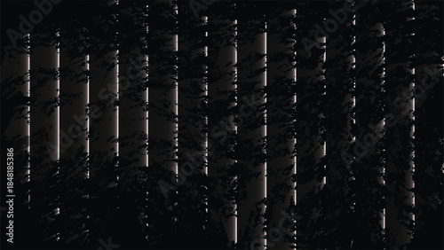 A vertical glass motion, glowing white, silver, fractal glass effect gradient on a black background, ribbed, Spectrum waves effect, ethereal glass effect, neon, sense of motion, 8K.