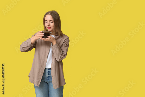 Beautiful young woman with ...