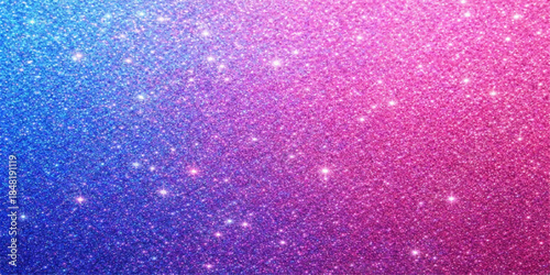 Abstract purple background with pink bubbles and water drops features a shiny bokeh texture with winter snow particles and bright Christmas star patterns for a festive holiday backdrop illustration