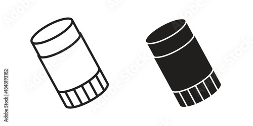 Glue stick icon for website, thin line icons. vector logo design