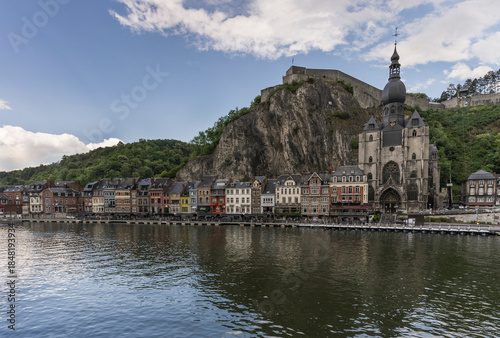 Cityscape of the historic town of Dinant.