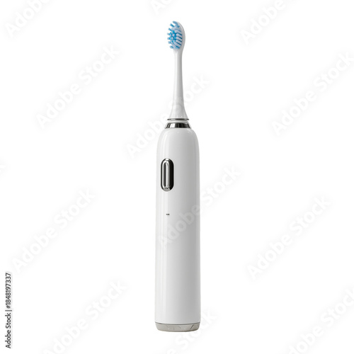 Electric Toothbrush With a Green and White Design for Daily Dental Care