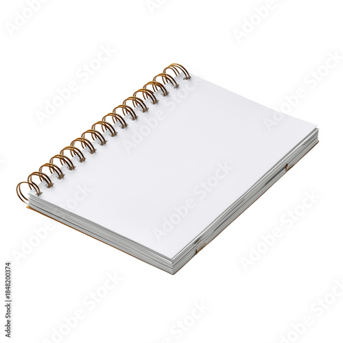 Blank Notebook With Spiral Binding and Lined Paper for Writing Notes and Ideas