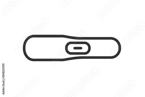 Outline icon of modern USB Type C connector port interface