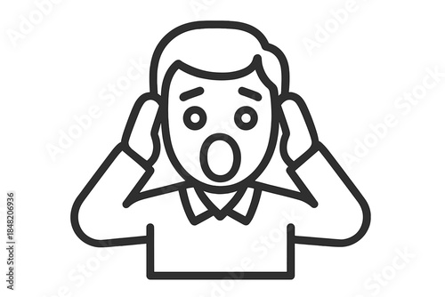 Person with hands covering ears emoji icon