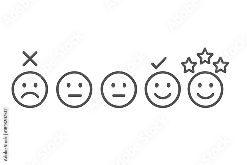 Customer Satisfaction Feedback Icons