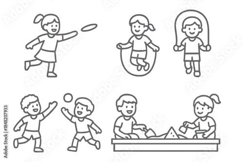 Children Playing and Sports