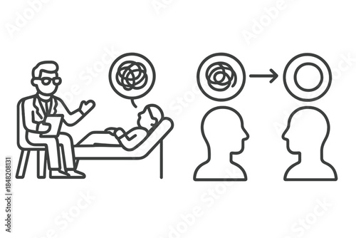 Psychological therapy session for mental clarity