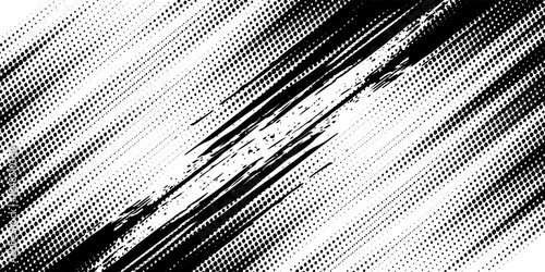 Wrap Design For Car vectors. Sports stripes, car stickers black color vector ilustration modern. grunge