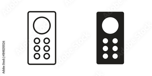 Interphone icons. Minimal logo design element, vector illustration.
