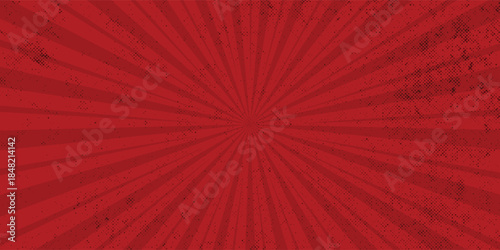 Simple Dark Christmas Red Light burst Effect vector background