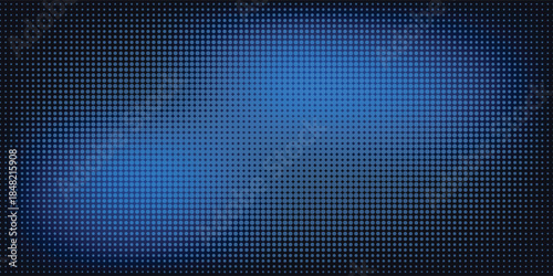 Abstract digital blue square particles background for business, finance, research, tech and science