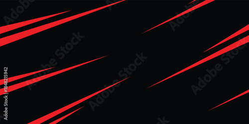 Abstract red sharp stripes racing background
