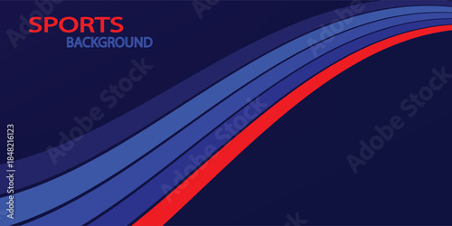 Sports abstract vector background 3D dimensional vector design with place for text, poster banner or any ads template, sport games or racing and running activities.