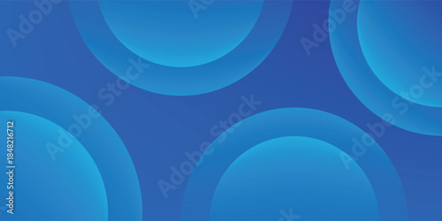 Colorful geometric background. Blue elements with fluid gradient. Dynamic shapes composition. Eps10 vector