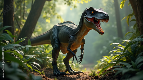 A Terrifying T-Rex dinosaur