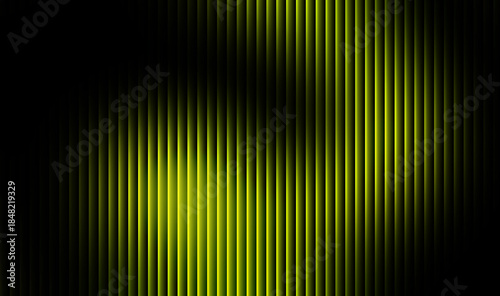 Photos Abstract vertical lime green light bars radiate illumination against a dramatic