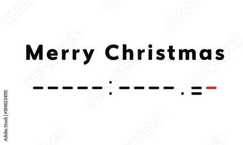 Vintage Christmas telegram poster design