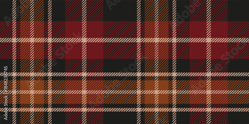 Scottish tartan, a traditional checkered pattern with diagonal hatching, close-up