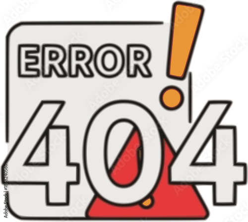 error 404 isolated icon. simple element illustration from programming concept icons. error 404 editable logo sign symbol design on white background. can be use for web and mobile