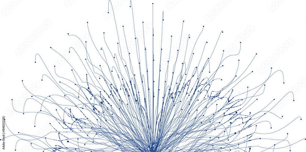 Obraz premium AI artificial intelligence network for data information concept.