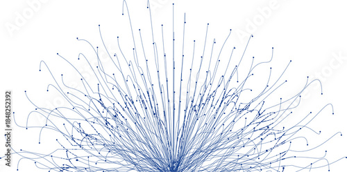 AI artificial intelligence network for data information concept.