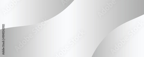 White and gray curve vector background for corporate concept, template, poster, brochure, website, flyer design. Vector illustration
