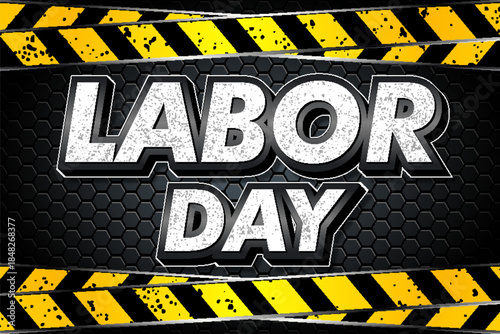 labor day industrial factory editable text effect font style template typography lettering