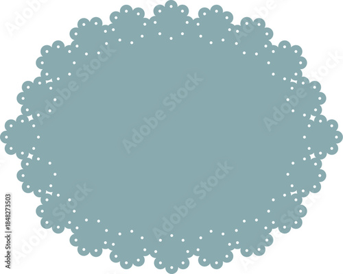 Doily Frame Lace Border