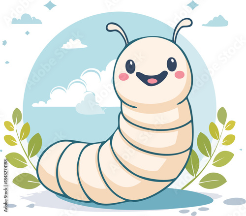 worm in nature