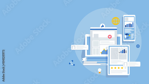 Social media page data analysis