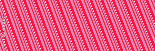 Candy Cane Stripes Seamless Pattern - Diagonal candy cane stripes repeating pattern design