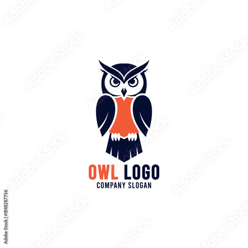 Elegant Owl Logo Design for Company Branding and Identity Development