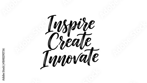 Inspirational handwritten typography showcasing motivational message for success