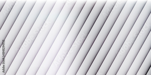 abstract smooth white striped plastic pattern or texture for background