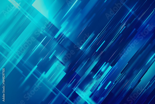 Blue Abstract Lines Composition: A mesmerizing display of interconnected blue lines, artfully arranged to create a dynamic and modern design that captivates and inspires.