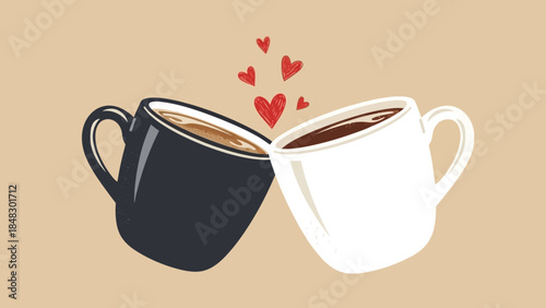 Romantic Coffee Break for a Couple