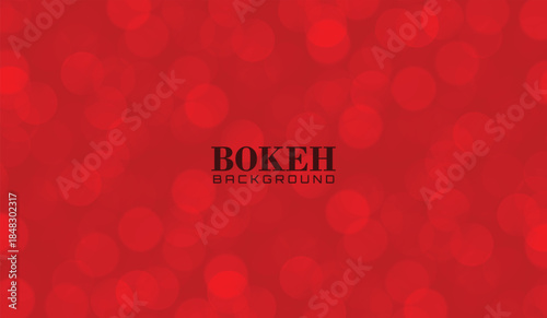 Abstract bokeh background design hd strong red color