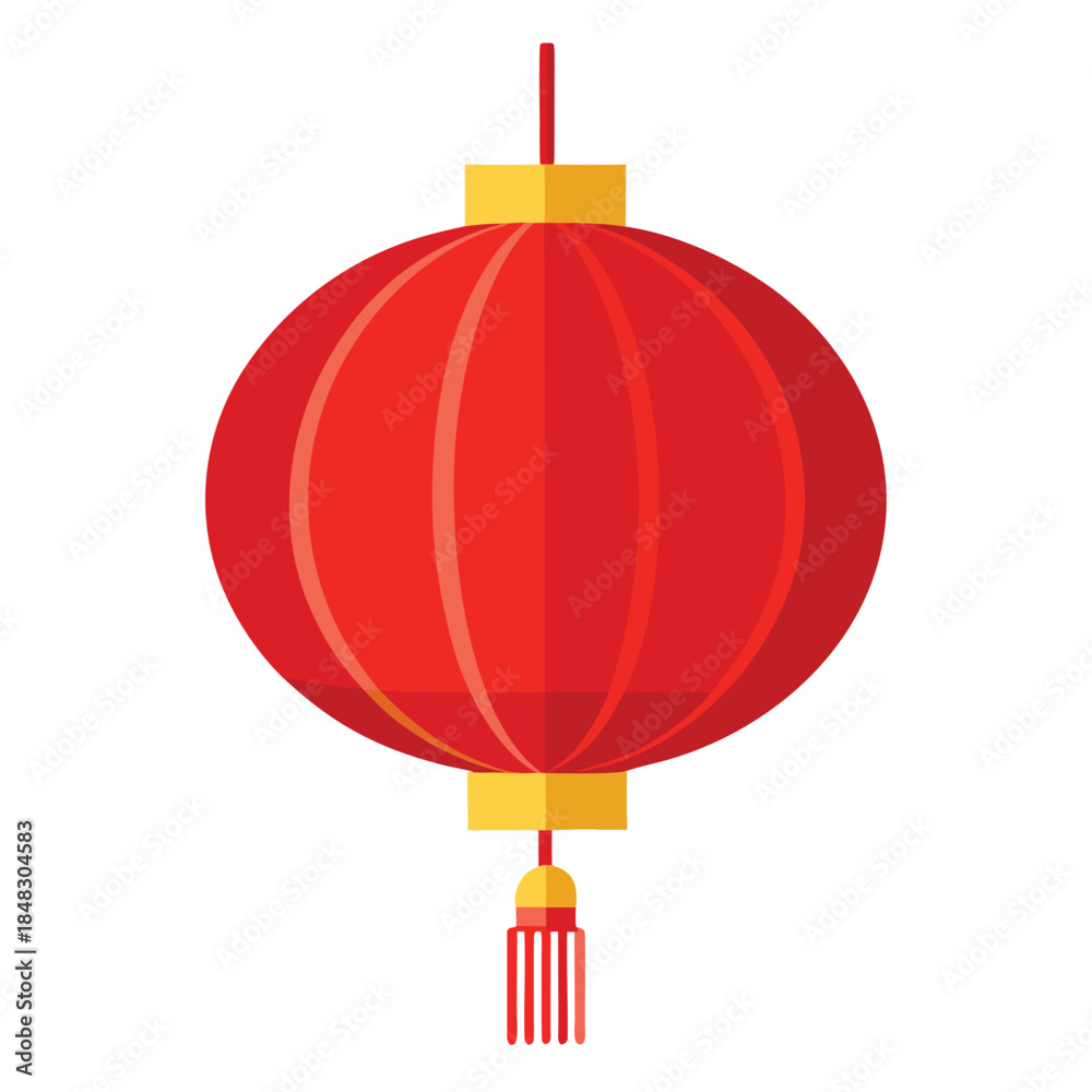Obraz premium Simple graphic illustration of a red umbrella open and protecting against rain, concept of safety and shelter