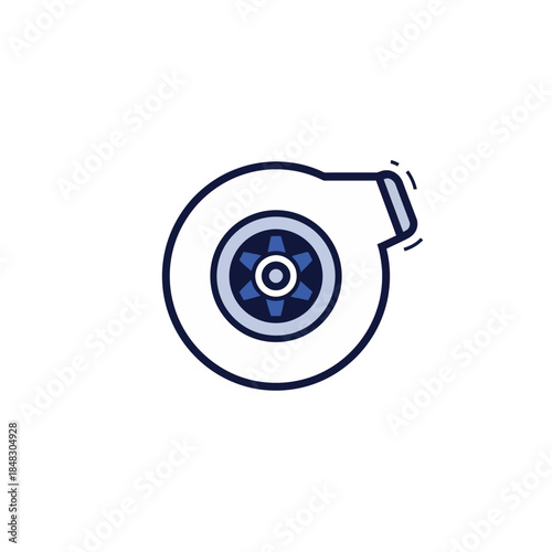 Japanese Turbo Logo Design Very Cool