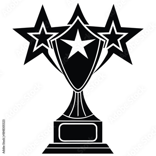 Striking image of a golden trophy, set against a dark background, symbolizing achievement and victory